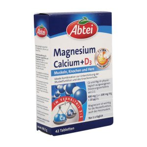 Abtei Magnesium Calcium+ D3 Tabletten 42 Stk. - 42 Stück