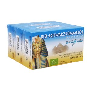 Dynamis Ägyptisches Schwarzkümmel Öl Kapseln 500 P 3 x 60 Stk. - 180 Stück