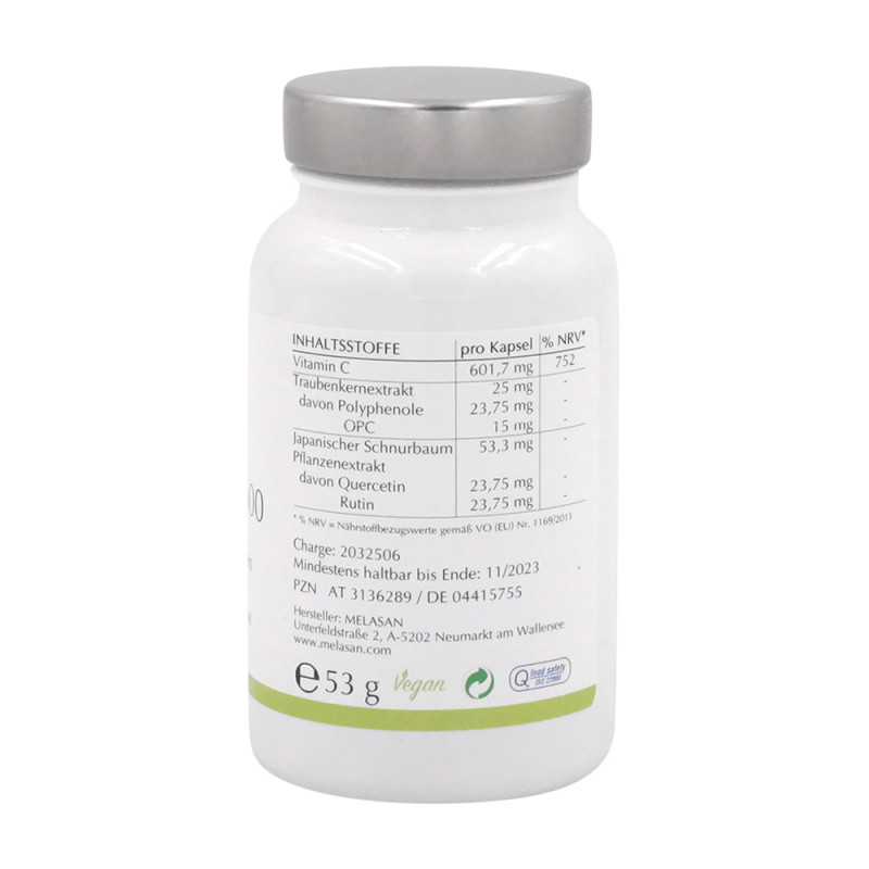 Melasan Vitamin C 600 Kapseln 60 Stk. - 60 Stück
