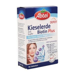 Abtei Kieselerde Biotin Plus Magnesium Calcium 56 Stk. - 56 Stück