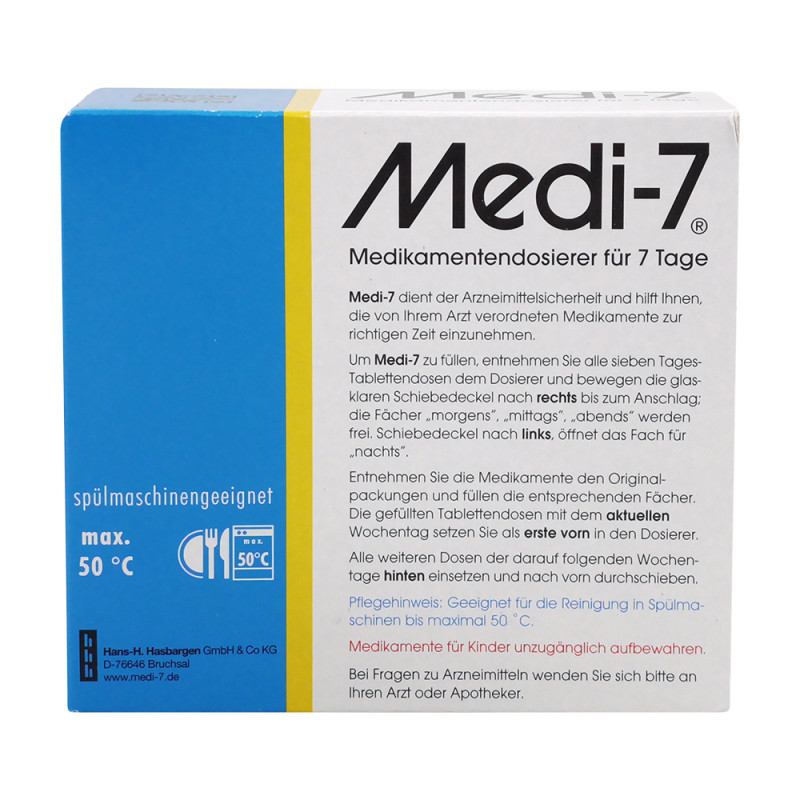 Medi-7 Pha 1 Woche Türkis 1 Stk. - 1 Stück