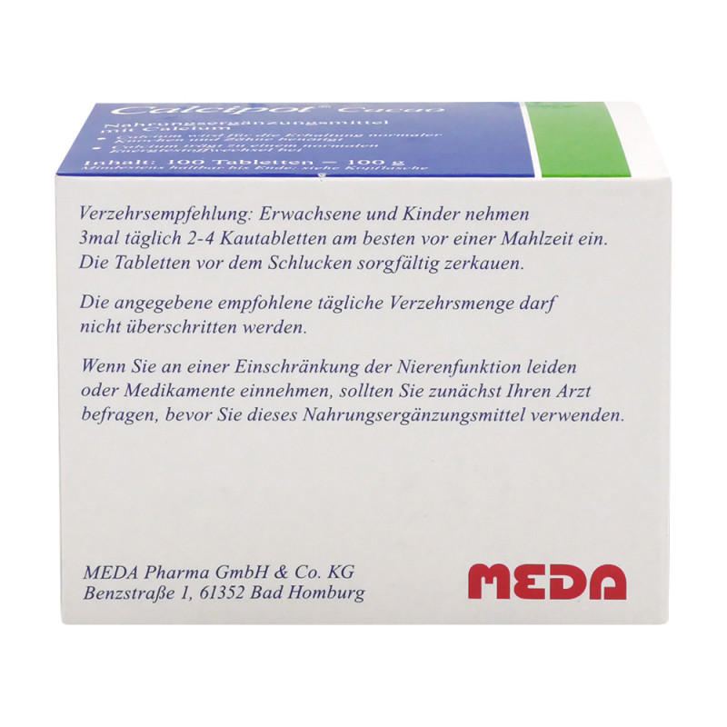 Calcipot Cacao Kautabletten - 100 Stück