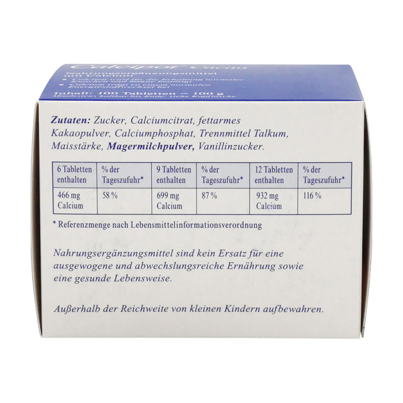 Calcipot Cacao Kautabletten - 100 Stück