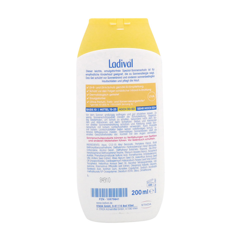 Lavidal Kind Allergie Sonnengel F30 200 ml - 200ml
