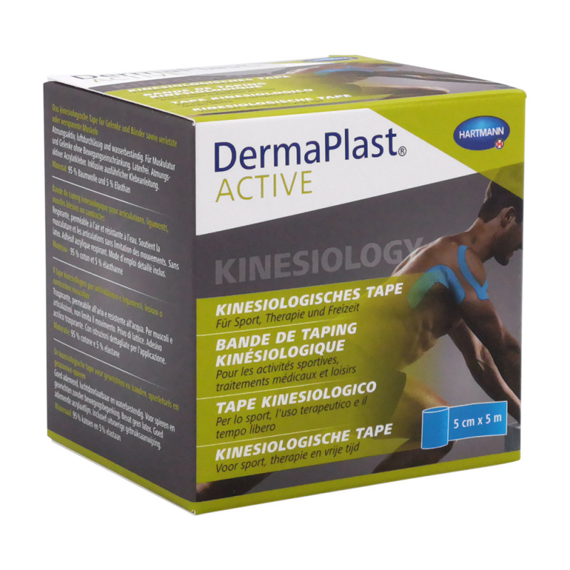 DermaPlast ACTIVE Kinesio 5 cm x 5 m blau 1 Stk. - 1 Stück