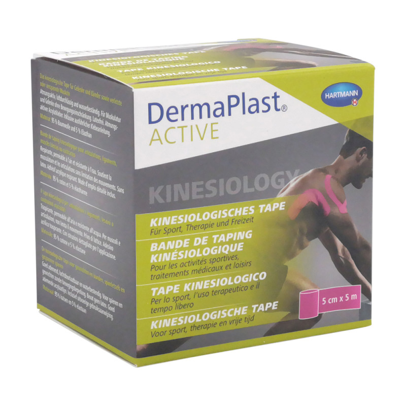 DermaPlast ACTIVE Kinesio 5 cm x 5 m rot 1 Stk. - 1 Stück
