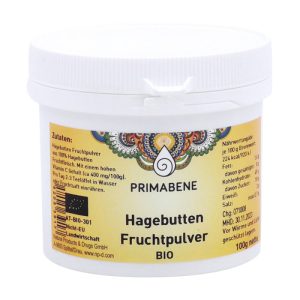 Primabende Hagebutten Früchte Pulver BIO - 100g