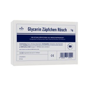 Glycerin Zäpfchen Rösch 1g - 100 Stück
