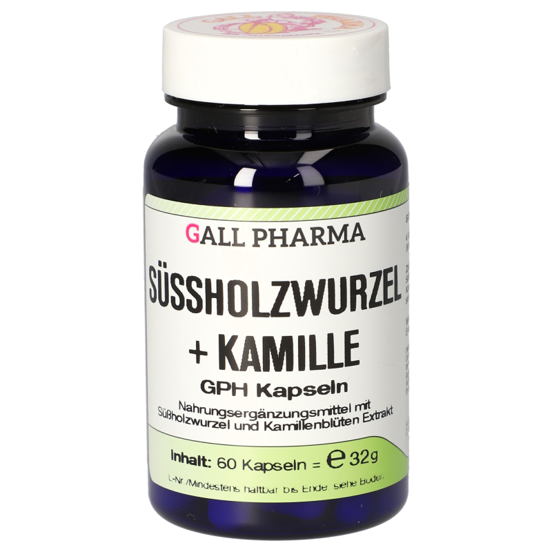 Süßholzwurzel + Kamille Kapseln - 60 Stück