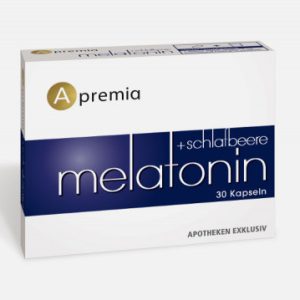 Apremia Melatonin + Schlafbeere Kapseln - 30 Stück