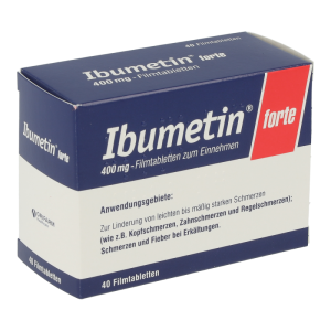 Ibumetin forte 400 mg Filmtabletten - 40 Stück