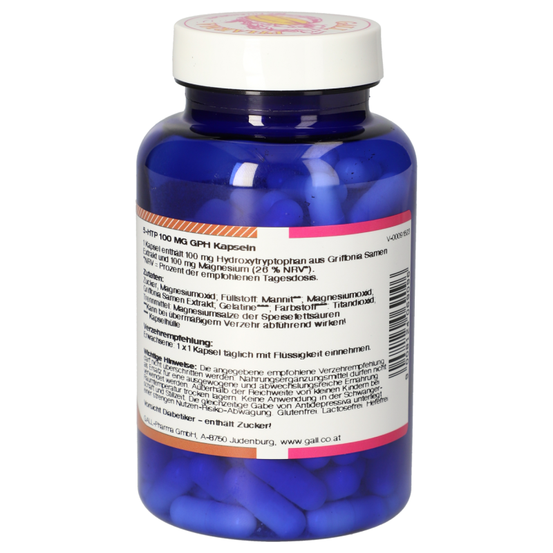 Gall Pharma 5 - HTP 100mg Kapseln Hydroxytryptophan zur Serotoninproduktion - 120 Stück