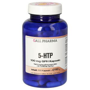 Gall Pharma 5 - HTP 100mg Kapseln Hydroxytryptophan zur Serotoninproduktion - 120 Stück