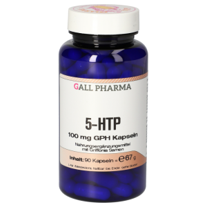 Gall Pharma 5 - HTP 100mg Kapseln Hydroxytryptophan zur Serotoninproduktion - 90 Stück