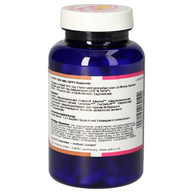 Gall Pharma 5 - HTP 100mg Kapseln Hydroxytryptophan zur Serotoninproduktion - 180 Stück