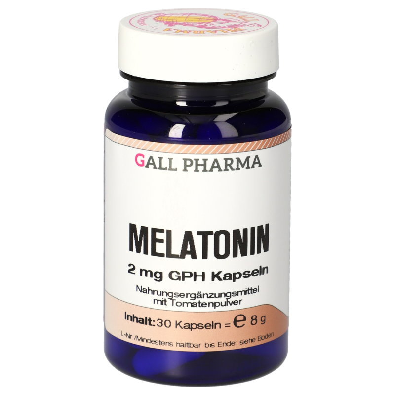 MELATONIN 2mg Kapseln regulierend auf Wach- Schlafrhythmus - 30 Stück