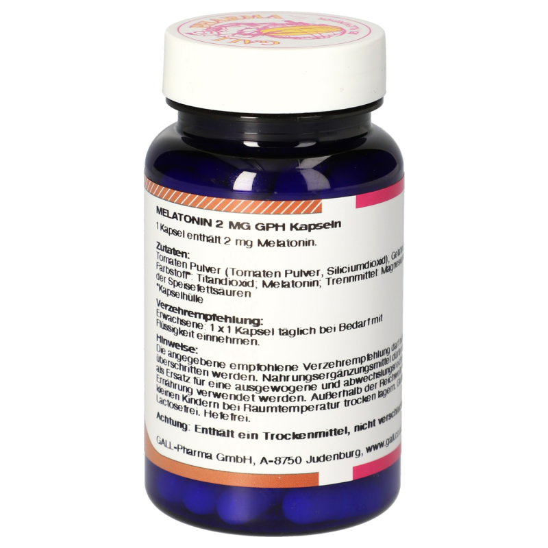 MELATONIN 2mg Kapseln regulierend auf Wach- Schlafrhythmus - 30 Stück