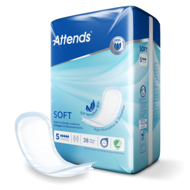 Attends Soft 5 Einlagen - 38 Stück
