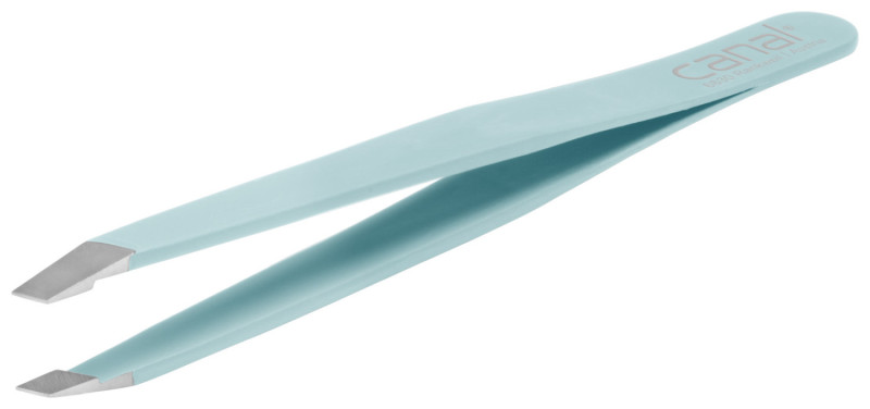 Canal Haarpinzette mint schräg rostfrei - 1 Stück