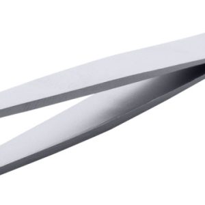 Canal Haarpinzette weiß schräg/spitz rostfrei - 1 Stück