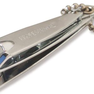 Canal Nagelknipser mit Kette vernickelt - 1 Stück