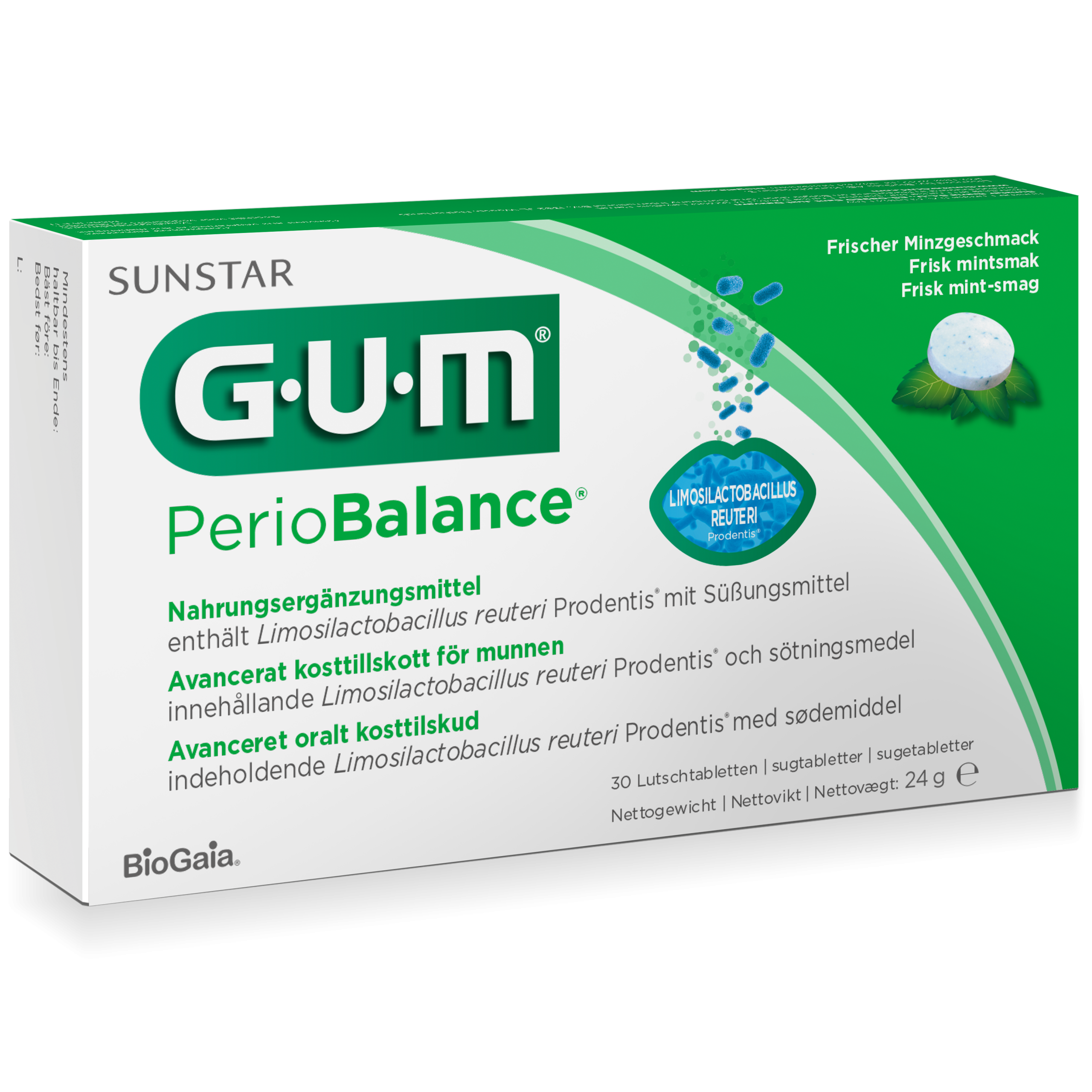 Gum Periobal Mundflora Lutschtabletten - 30 Stück
