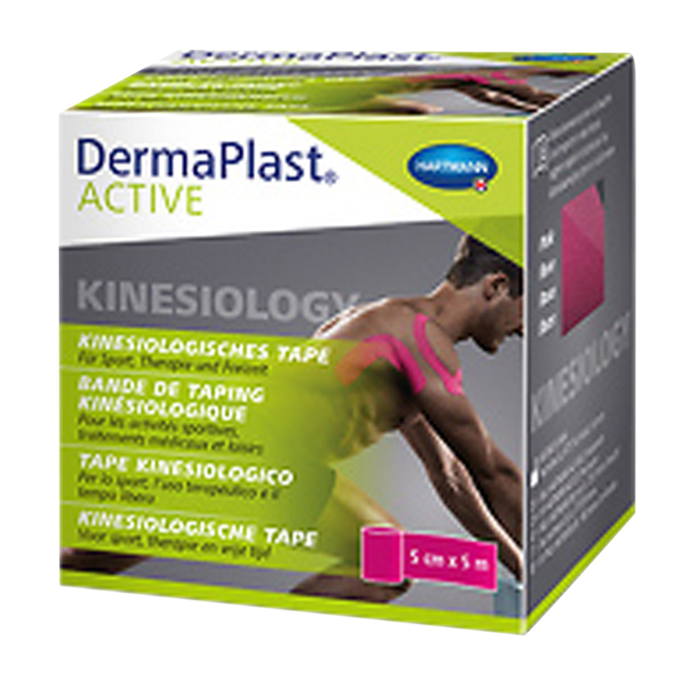 DermaPlast ACTIVE Kinesio 5 cm x 5 m rot 1 Stk. - 1 Stück