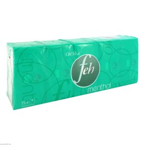 FEH Taschentücher Menthol 15 x 10 Stück 15 x 10 Stk. - 135 Stück