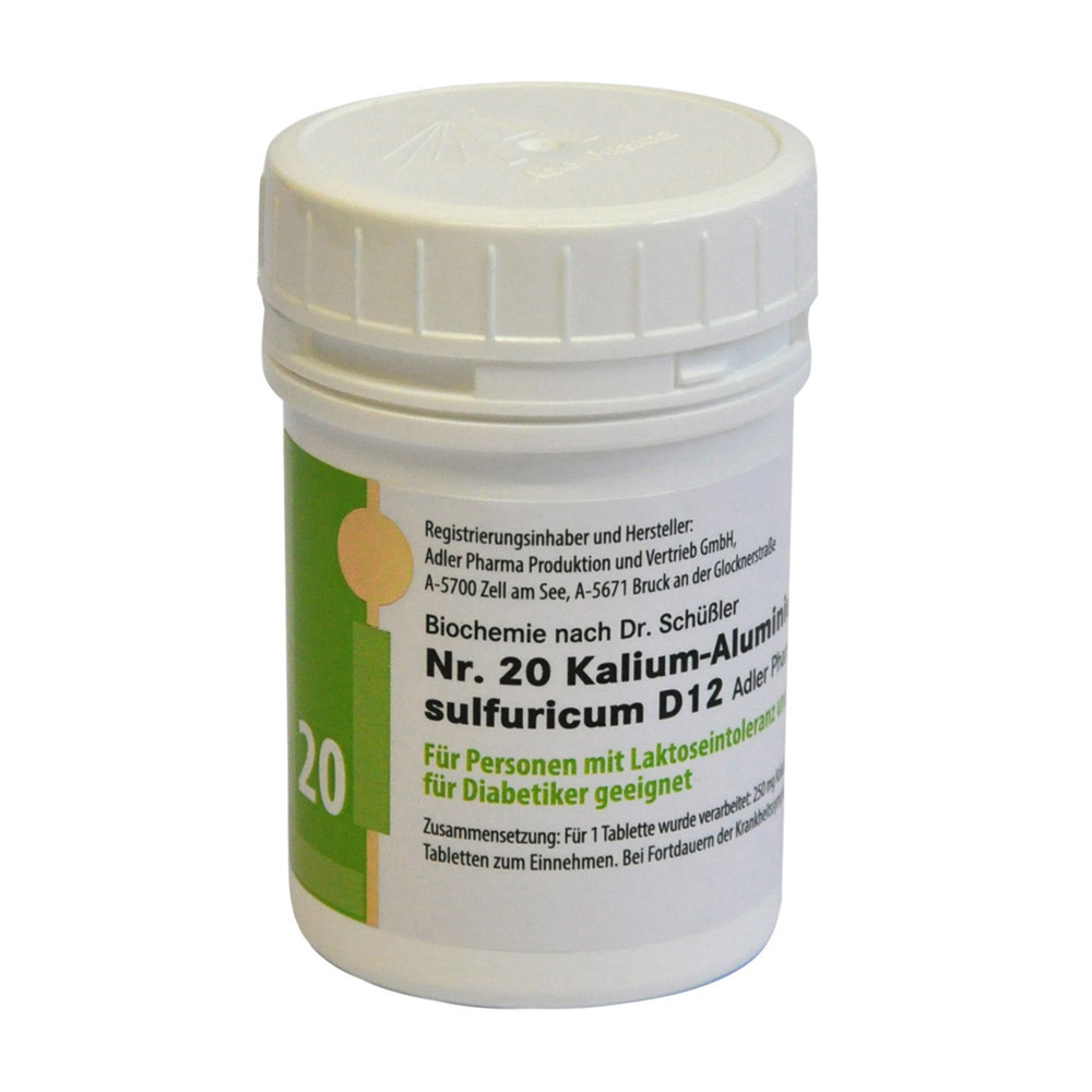 Schüßler Adler Nr 20 D 12 Tabletten 1000 g - 1000g