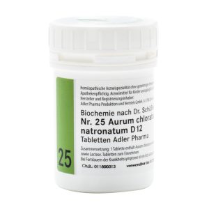 Adler Pharma Schüßler Nr. 25 Aurum Chloratum Natronatum 1 kg D 12 - 1000g