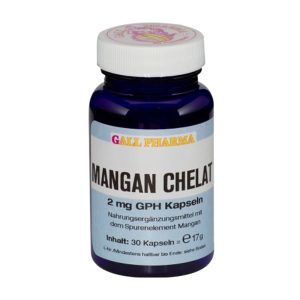 Gall Pharma Mangan Chelat 2 mg Kapseln - 60 Stück