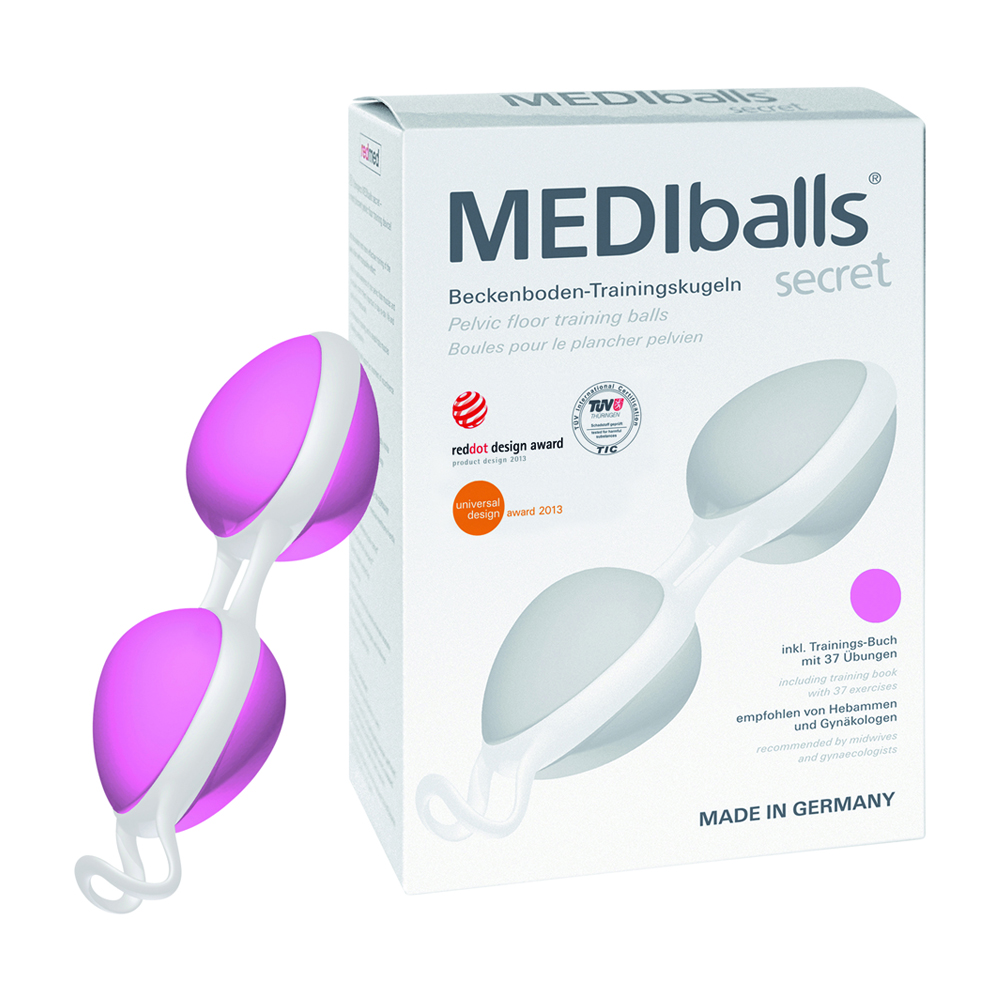 Mediballs Rose/Weiß 1 Stk. - 1 Stück