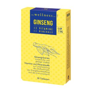 Wellness Ginseng 13 Vitamine 11 Minerale Tabletten 30 Stk. - 30 Stück