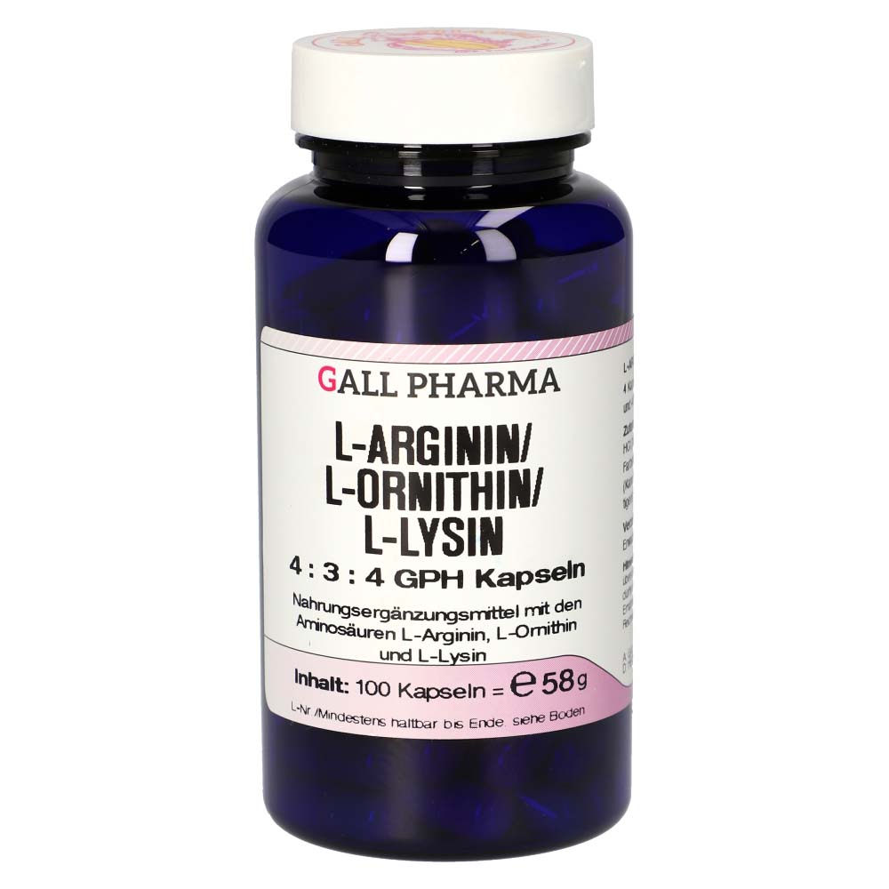 Gall Pharma L-Argin/L-Orn/L-Lys Kapseln 100 Stk. - 100 Stück