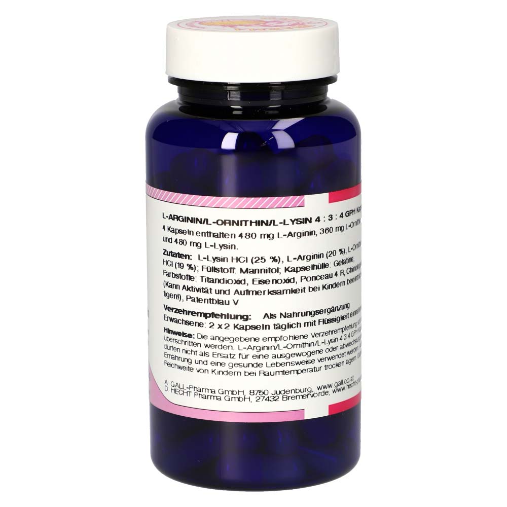 Gall Pharma L-Argin/L-Orn/L-Lys Kapseln 100 Stk. - 100 Stück