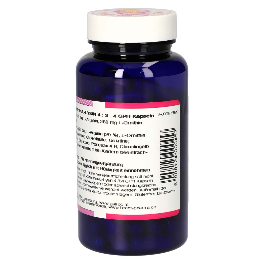 Gall Pharma L-Argin/L-Orn/L-Lys Kapseln 100 Stk. - 100 Stück