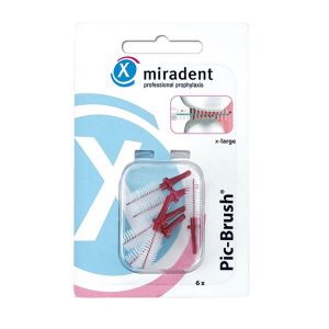 Miradent Pic-Brush Ersatzbürsten  XL 6 Stk. - 6 Stück