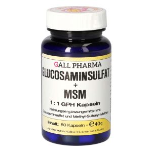 Gall Pharma Glucosaminsulfat + MSM 1:1 Kapseln 60 Stk. - 60 Stück