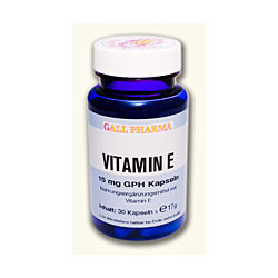 GPH Vitamin E 15mg Kapseln - 180 Stück