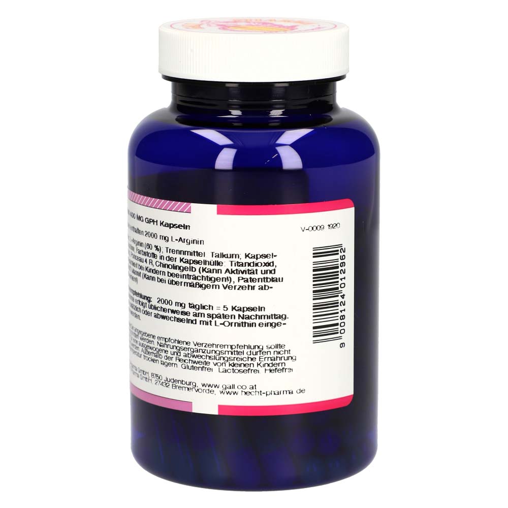 Gall Pharma Arginin 400 mg Kapseln 120 Stk. - 120 Stück