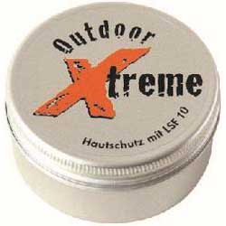 Hütter Outdoor xtreme Hautschutzcreme LSF 10 - 15ml