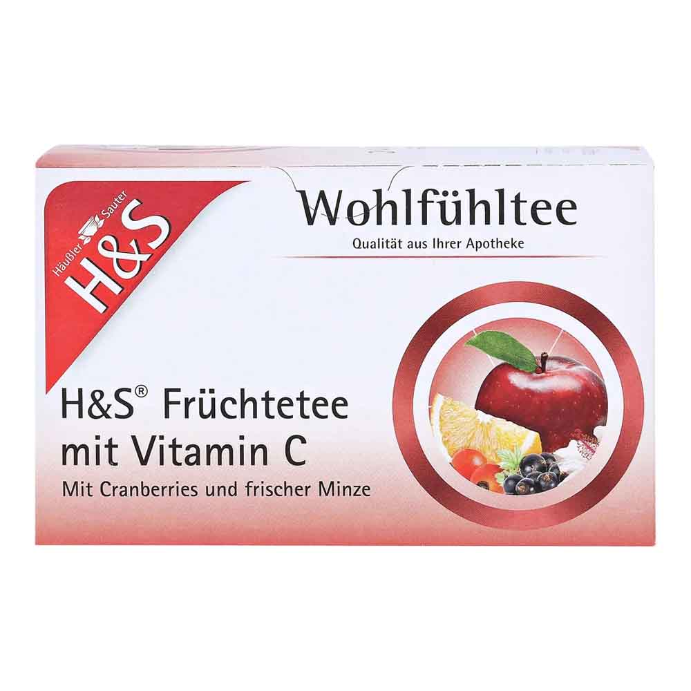 H&S Früchtetee + Vitamin C 54 g - 20 Beutel