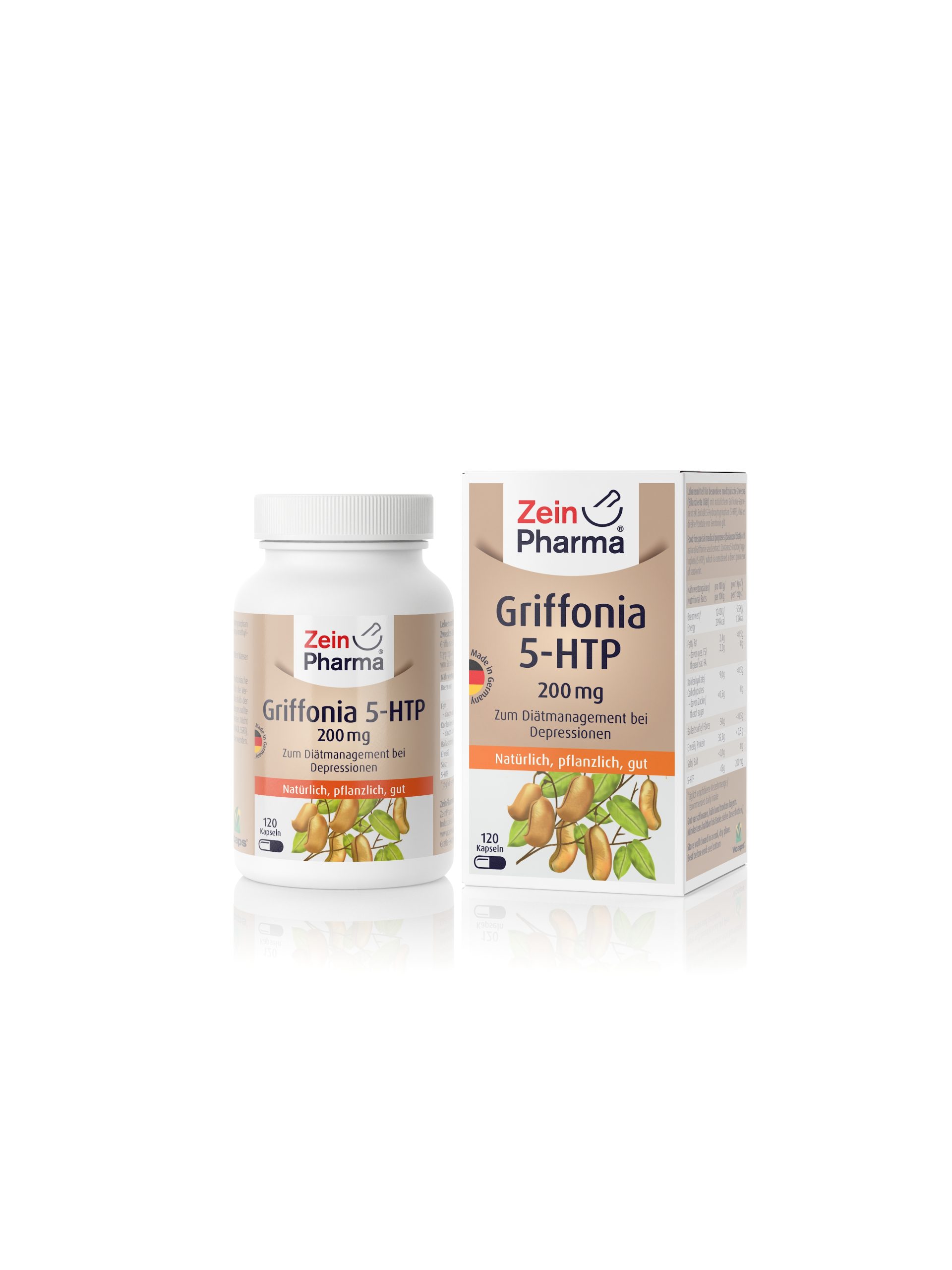 ZeinPharma Griffonia 5-HTP 200 mg Kapseln 120 Stk. - 120 Stück