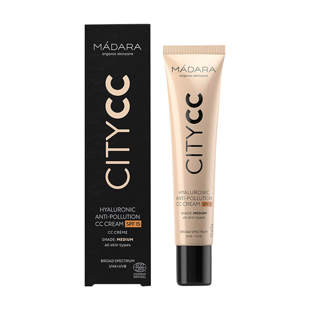 Madara Citycc Hyaluronic Anti-Pollution CC Cream SPF 15 medium 40 ml - 40ml