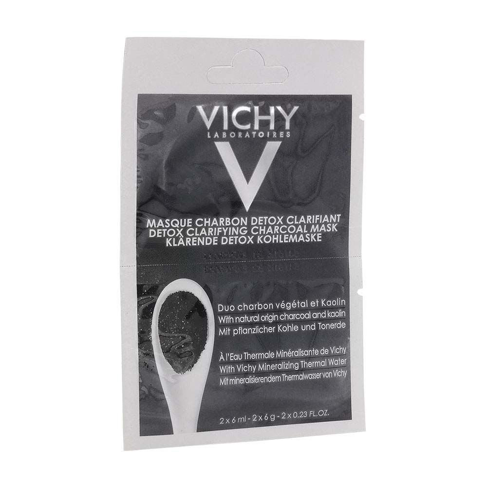 VICHY Klärende Detox Kohle Maske Duo-Sachet 2 x 6 ml - 2 Stück