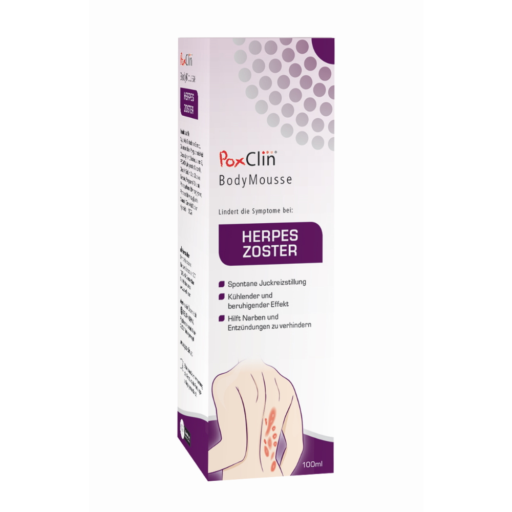 PoxClin BodyMousse Herpes Zoster 100 ml - 100ml