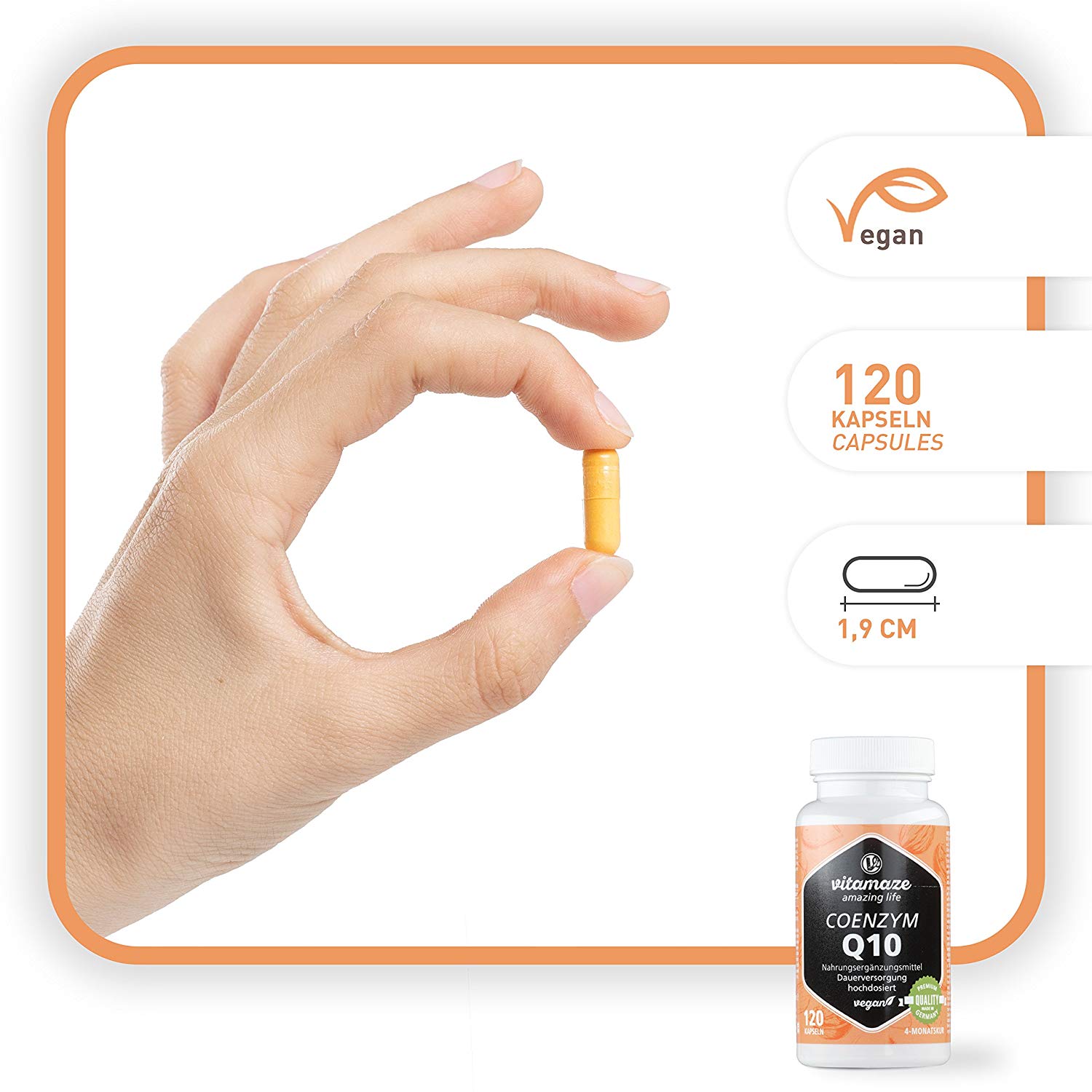 Coenzym Q10 200 mg Kapseln 120 Stk. - 120 Stück