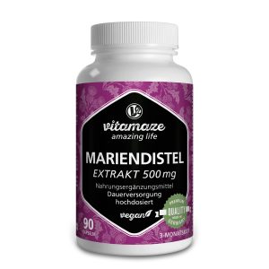 Mariendistel Extrakt 500 mg Kapseln 90 Stk. - 90 Stück