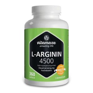 L-Arginin 4500 mg Kapseln 360 Stk. - 360 Stück