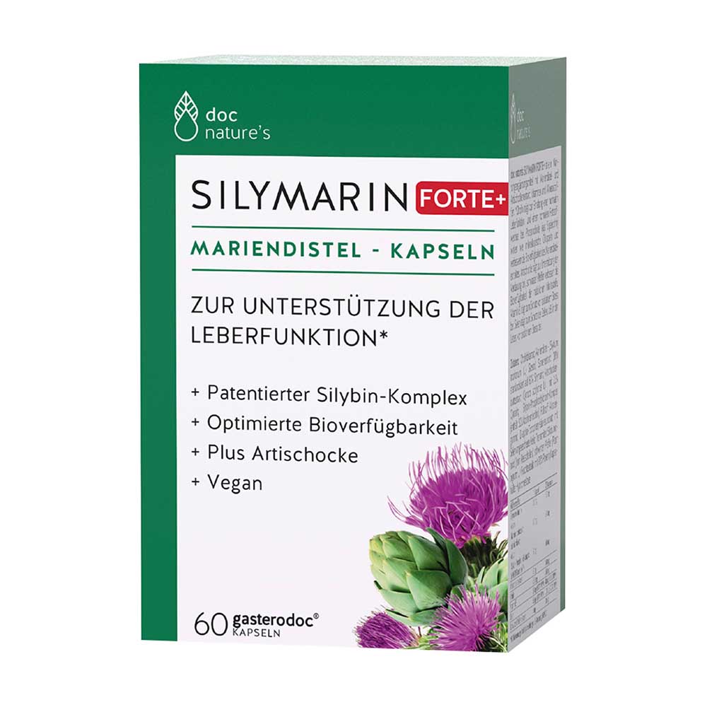 Gasterodoc SILYMARIN FORTE+ Mariendistel Kapseln 60 Stk. - 60 Stück